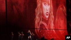 Singer Taylor Swift performs during her Reputation tour at MetLife Stadium, July 20, 2018, in East Rutherford, N.J.