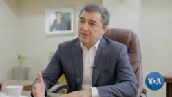 Alisher Sultanov, Uzbekistan's energy minister. (VOA)