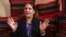 Taghreed Abu Teer, recalls being held by Hamas authorities for 11 days and interrogated under “humiliating circumstances” for her activities with the rival Fatah movement during an interview with The Associated Press at a relative's home in Khan Younis, southern Gaza Strip.
