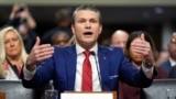 Pete Hegseth, U.S. President-elect Donald Trump's choice to be defense secretary, appears before the Senate Armed Services Committee for his confirmation hearing at the Capitol in Washington on Jan. 14, 2025.