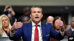 Pete Hegseth në Senat - 14 janar 2025.