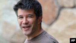 FILE - Uber CEO and co-founder Travis Kalanick.