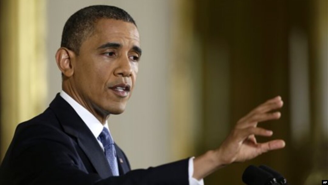 Prezident Barak Obama Oq uyda jurnalistlarning savollariga javob berdi, Vashington, 14-noyabr, 2012-yil