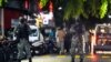 Tentara mengamankan lokasi pasca ledakan bom melukai mantan presiden Maladewa dan ketua parlemen saat ini Mohamed Nasheed di Male, 6 Mei 2021.