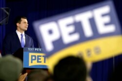 Pete Buttieg, mantan wali kota South Bend, menjadi kandidat calon presiden gay pertama dari Partai Demokrat, 11 Februari 2020.