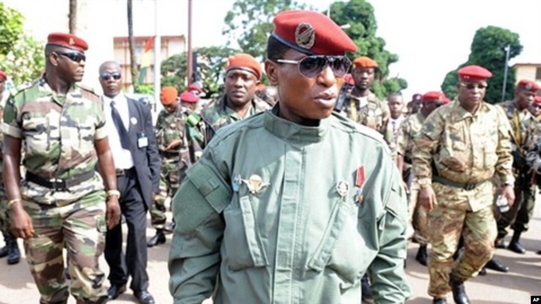 Guinea's exiled military ruler Captain Moussa Dadis Camara