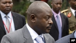 Pierre Nkurunziza, président du Burundi