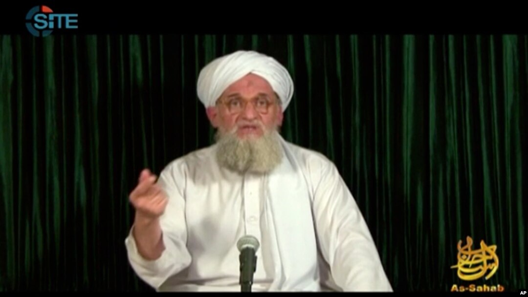 ايمن الظواهري په خپل پيغام کې د افغان طالبانو د مشر ملاعمر سره د وفادارۍ څرگندونه هم کړې ده .