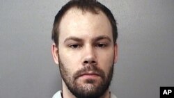 Foto Brendt Christensen yang dirilis Kantor Sheriff Macon County di Decatur, Illinois. Christensen adalah tersangka penculikan dan pembunuhan peneliti tamu asal China di Universitas Illinois, Yingying Zhang. 