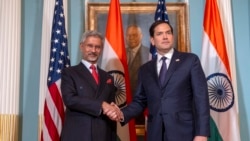 Menteri Luar Negeri Amerika Serikat Marco Rubio (kanan), bertemu dengan Menteri Luar Negeri India Subrahmanyam Jaishankar di Departemen Luar Negeri, Washington, D.C., Selasa, 21 Januari 2025. (Jacquelyn Martin/AP)