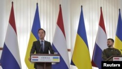  Прем’єр-міністр Нідерландів Марк Рютте разом з українським президентом Володимиром Зеленським відвідав Одесу, 13 жовтня 2023 року