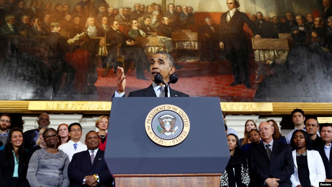 Predsednik Barak Obama govori u Bostonu, Masačusetsu, 30. oktobar 2013