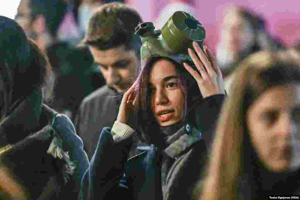 Protest in Skopje against the air pollution in North Macedonia, December 10th, 2024