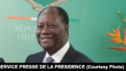 Le président ivoirien Alassane Ouattara le 31 octobre 2016.