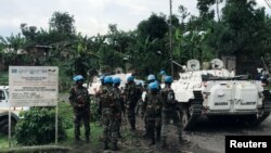 "Les rebelles du M23 ont délibérément ciblé les Casques bleus de la Monusco en position dans la zone", dénonce l'ONU.