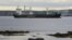 The Russian-operated ship Alaed is moored outside the northern port of Murmansk June 23, 2012.