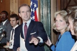1987년 당시 상원의원이었던 조 바이든 대통령과 부인 질 바이든 여사.