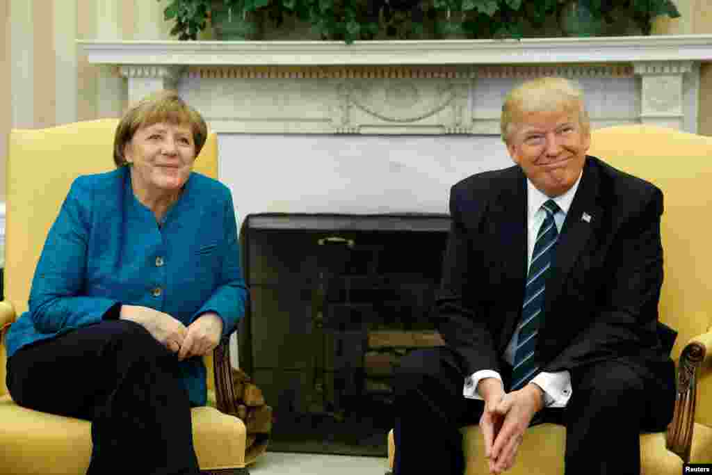 Trump Merkel