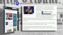 VOA60 Elections - USA Today: Trump says the nation’s fate is on the line