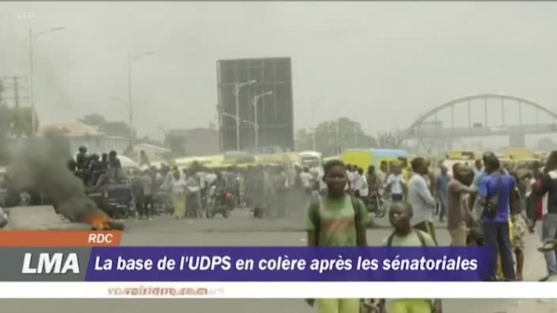 Les militants de l'UDPS en colère après les sénatoriales