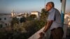 Former pirate hostage Sarath Surasena looks out to sea in Bossaso, a port city in the northern Somalia, on March 24, 2018. (J. Patinkin/VOA)