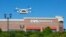 A UPS Flight Forward drone takes off during the first residential delivery of prescription medication for CVS in Cary, North Carolina, Nov. 1, 2019. 