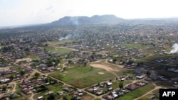 FILE - An aerial view shows Juba, Nov. 5, 2010.