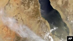 Une photo du Volcan prise par la NASA