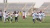 These female rugby players, a rare sight in Nigeria, are among the only two all-girl teams in the northern Nigerian state of Kano. They competed at the Second Annual Kano Youth Rugby Championships on Feb. 16, 2017. (VOA / C. Oduah)