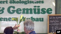 야채 구입에 불안해 하는 독일인들
