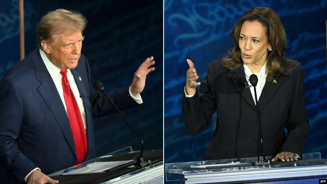 Başkan adayları Kamala Harris ve Donald Trump, Philadelphia'daki tartışma programında karşı karşıya geldi.