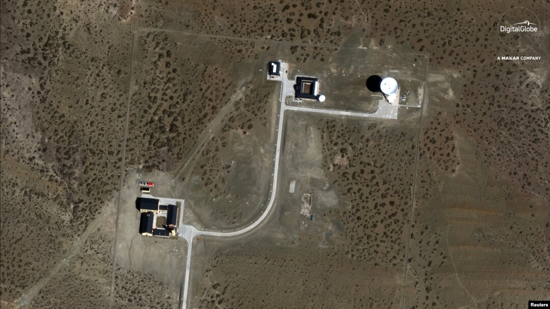 2018年9月9日拍摄的卫星照片显示中国正在建设一个空间站。