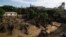A destroyed flooded zoo area is seen in Tbilisi, Georgia, June 15, 2015. 