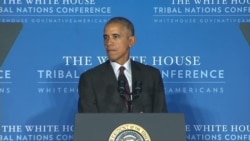 President Barack Obama speaks at the Tribal Nations Conference