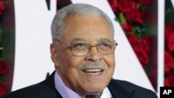 FILE - James Earl Jones arrives at the Tony Awards on June 12, 2016, in New York. (Photo by Charles Sykes/Invision/AP, File)