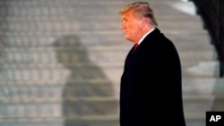 ARHIVA - Predsednik Donald Tramp na južnom travnjaku Bele kuće po povratku sa južne granice SAD (Foto: AP)
