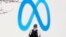 FILE - A person stands in front of a Meta sign outside of the company's headquarters in Menlo Park, Calif., March 7, 2023. 