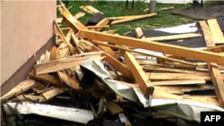 Era e fuqishme shemb pjesën e sipërme të spitalit në Tetovë