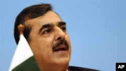 Pakistani Prime Minister Yousuf Raza Gilani (file photo)