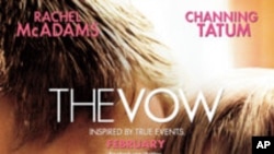 The Vow ภาพยนต์แนวรักฉวยจังหวะวาเลนไทน์ทำได้เกือบ 42 ล้านดอลล่าร์ที่อันดับหนึ่ง