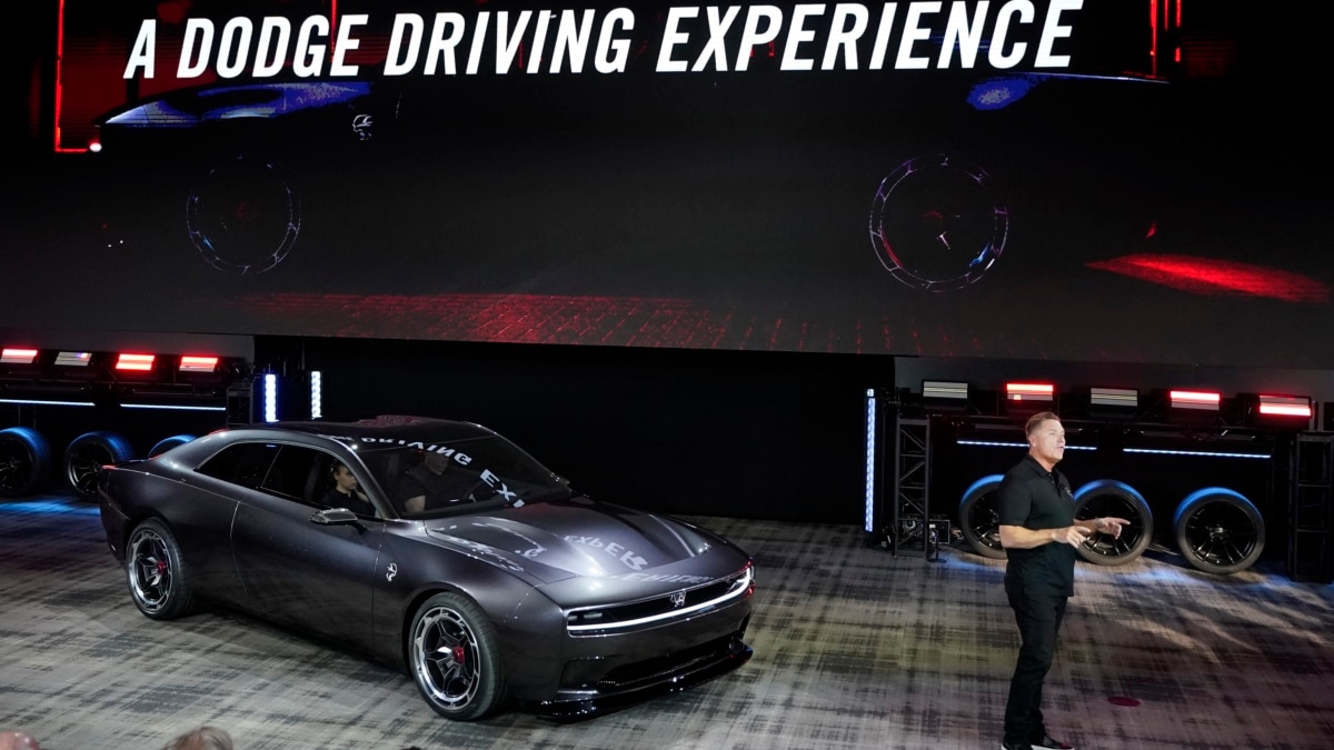 Dodge's electric muscle car may switch to gasoline someday