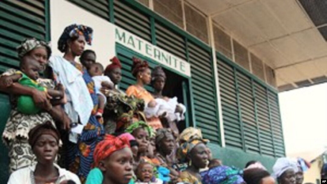 All of these women benefited from free cesareans at Kissidougou's regional hospital. The hospital performs as many as 30 cesareans each month.