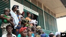 All of these women benefited from free cesareans at Kissidougou's regional hospital. The hospital performs as many as 30 cesareans each month.