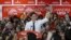 Justin Trudeau selama masa kampanye di Ottawa, Ontario