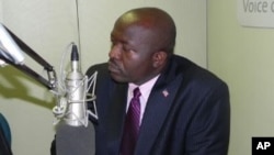 FILE - Liberia Foreign Minister Augustine Ngafuan.