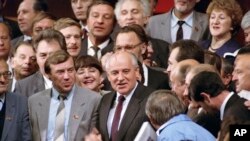 Михаил Горбачев в Кремле. 1991 год.