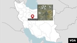 تاسیسات هسته‌ای نطنز در مرکز ایران قرار دارد.