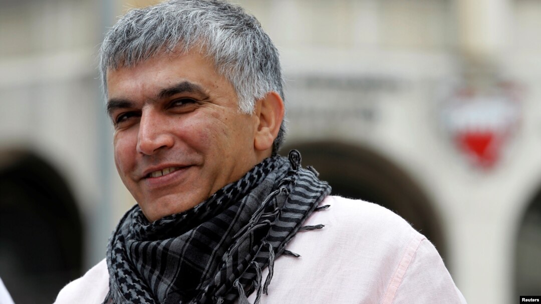 Aktivis HAM Bahrain yang dipenjara, Nabeel Rajab (foto: dok). 