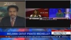 Laporan Langsung VOA untuk Metro TV: Pidato Melania Trump Tiru Michelle Obama?