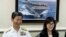 日本防卫大臣稻田朋美和海上幕僚长武居智久2016年8月23日访问一艘美国航母 （美国国防部照片）